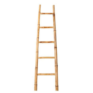 Bamboo Ladder <b>Shelves</b> for Home Farmhouse Bedroom Hospital Furniture Display Rack Flower Pots Living Room Outdoor OEM Product - Product Image 3