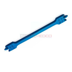 High Quality Orthodontic Bracket Height Gauge Blue Coated Stainless Steel Measuring Accurate Orthodontic Medic Instruments - Product Image 1