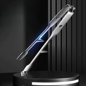 Stainless Steel Kitchen Tongs 8 12 Inch Culinary Precision Tweezers BBQ <b>Food</b> Handling Tools High Quality for <b>food</b> styling Fish - Product Image 1