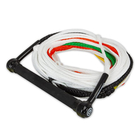 Corde tressée creuse pour sports nautiques, corde de ski nautique avec poignée en EVA, idéale pour le ski nautique, le wakeboard, le kneeboard