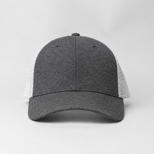 Gorra de béisbol trucker de malla blanca ajustable de 6 paneles con cierre a presión, 100% algodón, unisex, transpirable, informal, para deportes al aire libre - Product Image 3