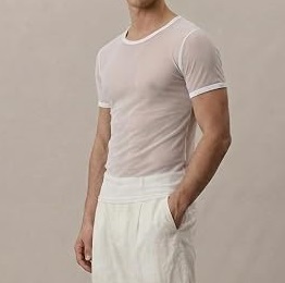 T-shirts transparents pour le sport en extérieur, vêtements de fitness ajustés, tenue de sport déchirée, couleur noire, manches courtes - Product Image 6