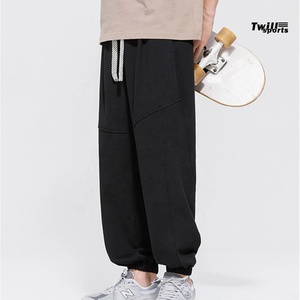 Men's Midweight Eco-Friendly Breathable <b>Drawstring</b> Closure High Street Custom Cotton Streetwear Joggers Oversized <b>Trousers</b> - Product Image 1