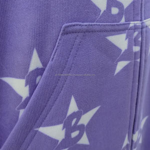 Sudadera con capucha y cremallera de cara completa de algodón personalizada para hombre, sudadera con estampado completo, ropa de calle, sudaderas informales de Hip Hop - Product Image 6