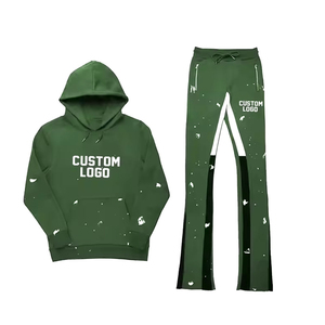 Conjunto Deportivo Informal de Algodón para Hombre, Unisex, al por Mayor, con Logotipo Personalizado, Transpirable, para Exteriores en Invierno, Diseño Único - Product Image 2