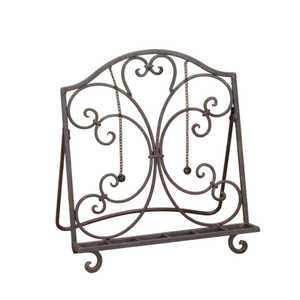 Nouvelle Arrivée Support de Livre en Métal Forgé Noir pour la Décoration de la Maison, du Bureau et du Salon - Product Image 4