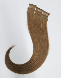 Extensiones de Cabello Adhesivas Lisas Marrón Cabello Humano Trama Única Puntas Completas 36 Pulgadas Cabello Remy Indio - Product Image 1
