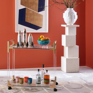 Bol à fruits artisanal de luxe en résine écologique, finition marbre, pieds en anneau, élégant, pour service de mariage, qualité export - Product Image 4