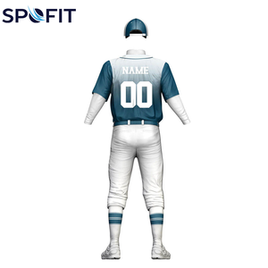 Uniforme de Béisbol Personalizado para Hombre, 100% Poliéster Transpirable, Manga Corta, Ropa de Equipo, Servicio OEM, Hecho en Pakistán - Product Image 3