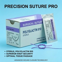 Sutures chirurgicales Polyglactin 910 (PGA 910) de qualité fiable, directement de l'usine, pour les soins de santé mondiaux