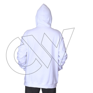 High Quality Winter Men's Hoodies <b>Sweatshirt</b> Polyester/Cotton Fleece Eco-Friendly Breathable Custom Front Logo Zipper-Up Hoodies - Product Image 3