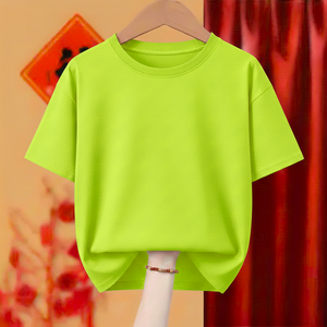 Camiseta de Manga Corta para Hombre, Color Verde Lima, con Estampado Gráfico, Mezcla de Algodón y Spandex Ecológica Vietnamita, Ropa Casual de Playa - Product Image 5