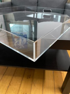 Plateau de rangement en acrylique écologique, plateau en plastique non toxique de qualité alimentaire pour usage domestique et commercial - Product Image 4