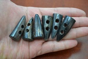 Natural Buffalo Horn <b>Toggle</b> for Handmade Garments Eco-Friendly Lightweight Unique Design - Product Image 6