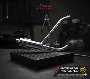 Conjunto de Silenciador para Motocicleta TVS Victor |   Silenciador de Escape, Tubo de Repuesto OEM - Product Image 2