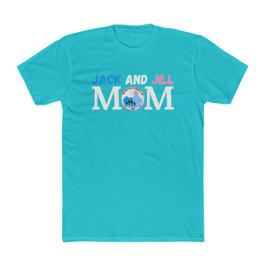 T-shirt turquoise Jack and Jill Legacy Maker Mom pour femme, t-shirt graphique en coton doux à manches courtes, décontracté, fierté familiale - Product Image 1