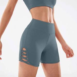 Shorts de yoga pour femmes à prix abordable, de qualité supérieure, confortables, pour un usage décontracté, avec logo couleur personnalisé. - Product Image 1