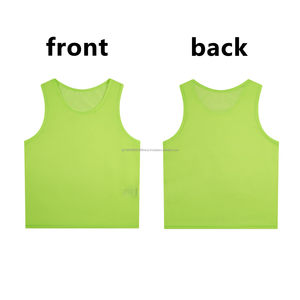 Adult Team Practice Jerseys Pinnies Sporting Goods Mesh Scrimmage <b>Pennies</b> with Numbered 100% cotton, T-shirt DDP Shipping - Product Image 3