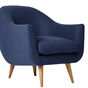 Single <b>sofa</b> with backrest made of soft and durable quality material suitable for indoor use, nice dark blue color - Product Image 5