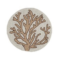 Vente directe usine Inde Faible MOQ Napperons modernes écologiques en perles de verre brodées motif fleur rouge Prix de gros par carton