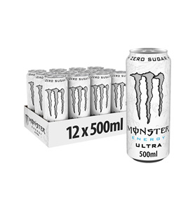 Boîtes de 500 ml de Monster Ultra White Premium - Stock en gros pour les épiceries, les salles de sport et les stations-service - Product Image 2