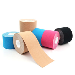 Bandes <span class=keywords><strong>de</strong></span> kinésiologie sans latex pour soutien musculaire, chevilles, poignets, genoux et articulations – Élastiques et adhésives - Product Image 6
