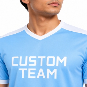 Unisex Sports Jersey Custom Color Soccer And <b>Shorts</b> Set Stylish Breathable Comfortable Premium jersey Stylish Custom Team Design - Product Image 4