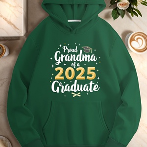 คุณยายภูมิใจใน2025เสื้อฮู้ดลำลองของผู้หญิงจบการศึกษา - Product Image 1