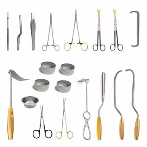 Kit de chirurgie mammaire Tebbetts pour augmentation, réduction et lifting, avec instrument chirurgical en acier inoxydable pour mammaplastie droite - Product Image 1
