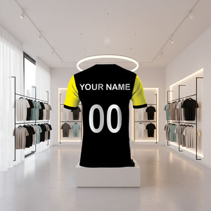 เสื้อยืดซับลิเมชั่นแห้งเร็ว ระบายอากาศดี เป็นมิตรกับสิ่งแวดล้อม พิมพ์ลายโลโก้ด้านหน้า ผลิตจากโพลีเอสเตอร์ 100% แขนสั้น เหมาะสำหรับการฝึกกีฬาและออกกำลังกาย - Product Image 4