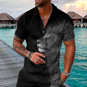 Camisetas Polo OEM de Algodón de Manga Corta con Diseño Moderno para Hombre, con Logotipo Personalizado, Sublimación Empresarial, Tallas Grandes, Camisetas Polo para Hombre 2026 - Product Image 1