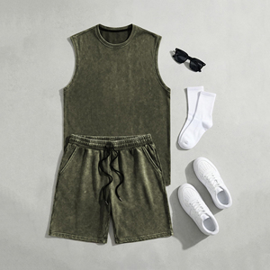 Service OEM 2026 – Ensemble chemise et short grande taille pour homme, séchage rapide, respirant, manches courtes, idéal été - Product Image 6