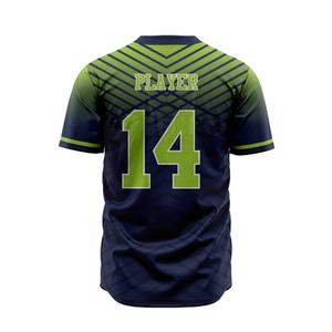 Nuevo estilo personalizado poliéster hecho uniforme de béisbol liso regular uniforme de béisbol de alta calidad - Product Image 4