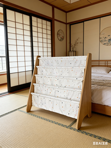 Estantería para Libros Infantiles de Madera Estilo Terrazo 3 Sprouts, Estante de Almacenamiento Ecológico para Niños para Sala de Estar y Dormitorio - Product Image 3