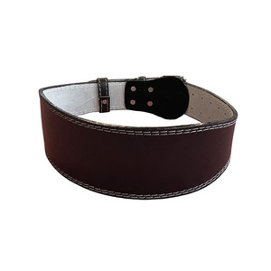 Genuine Leather Gym Training <b>Belt</b> with Steel Buckle Durable Weightlifting Waist Support for Professional Bodybuilding - Product Image 2