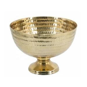 Tazón Decorativo para Servir Chocolate, Moderno, Pulido en Oro, de Aluminio, para Mesa de Comedor, Hogar, Hotel y Restaurante - Product Image 1