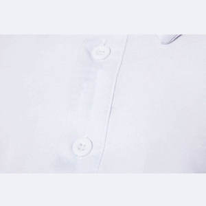 Camisa de Mezclilla de Alta Calidad para Hombre, Corte Regular, Transpirable, de Punto Sólido, Manga Corta, Color Personalizado, Nueva - Product Image 4