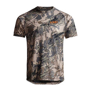 T-shirts d'hiver pour hommes en Cordura respirant, col rond, séchage rapide, polyester/coton, vente en gros OEM - Product Image 4