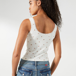 Camiseta de Verano Sexy con Escote Bajo, Básica, a la Moda, para Mujer, Top sin Mangas, Cómoda, de Poliéster, Transpirable, Informal - Product Image 4
