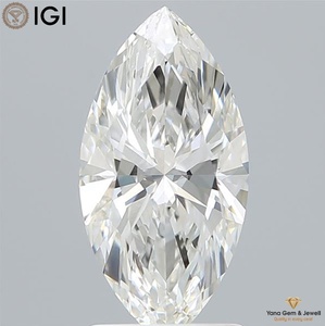 เพชร CVD ขนาด 1.50 กะรัต สี F ความสะอาด VVS1 รูปทรงมาร์คีส์ พร้อมใบรับรอง IGI สำหรับดีไซน์แหวนสมัยใหม่ - Product Image 1
