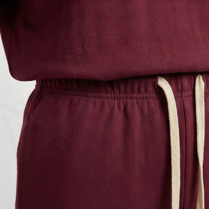 Conjunto de 2 Piezas para Mujer, Camiseta de Manga Corta de Color Sólido Tejida y Pantalones Cortos por Encima de la Rodilla, Cuello Redondo, Corte Holgado, Ropa Casual de Primavera/Verano - Product Image 5