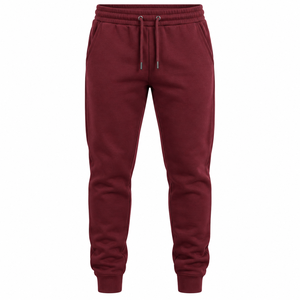 100% Polyester Winter <b>Linen</b> Fleece Eco-Friendly Breathable Sports <b>Men's</b> Casual Lightweight Baggy Jogger Sweatpants - Product Image 4