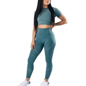 2026 Hot Sale Sexy Legging High Waist Gym Leggings for Women Knitted Yoga Workout <b>Tight</b> New Design Slim Fitted Women Leggings - Product Image 6