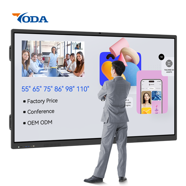 65 75 86 Inch Video Conference Smart Whiteboard Machine Whiteboard Smart Tv for Conference and Class