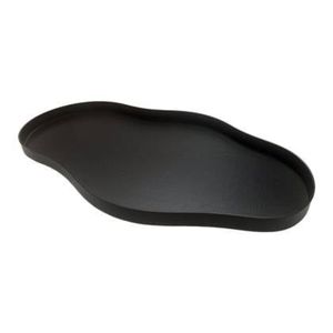 Bandeja de Servir Moderna de Metal Blanco con Borde Ondulado, Bandeja Decorativa para Otomana, Plato Redondo Esmaltado para Aperitivos, Decoración del Hogar, Mesa de Centro - Product Image 5