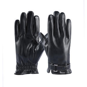 Guantes de Negocios para Hombre, de Uso Casual, con Buen Aspecto, Guantes de Invierno con Pantalla Táctil, Resistentes al Viento, para Conducir, de Cuero PU - Product Image 3