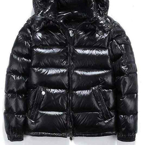 Fabricant OEM Personnalisé – Nouvelle Veste d'Hiver Brillante pour Homme, Doudoune Noire à Capuche, Manteau Chaud et Épais, Parka d'Extérieur - Product Image 4