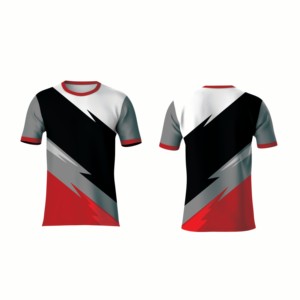 เสื้อกีฬาแขนสั้นคอโอแบบซับลิเมชั่นพร้อมโลโก้แบบกำหนดเอง - Product Image 4