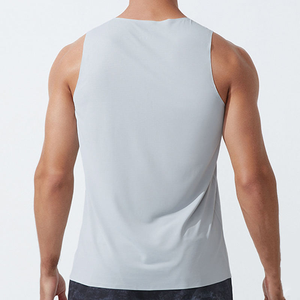 Wholesale Gym Vest <b>Mens</b> Sportswear 100% Polyester Sleeveless Athletic <b>Singlet</b> Workout Fitness Bodybuilding Tank Top - Product Image 2