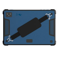 Tablette robuste Qualcomm 10,1 pouces 4G Android 16, tablette kiosque IP67, 10000 mAh, NFC, FAP20, lecteur d'empreintes digitales, scanner 2D, station d'accueil